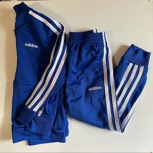Adidas Toddler Blue Jacket & Pants Set